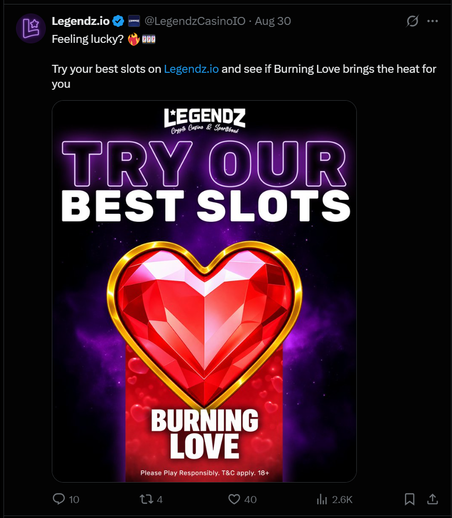 Legendz Discovery / casino creative